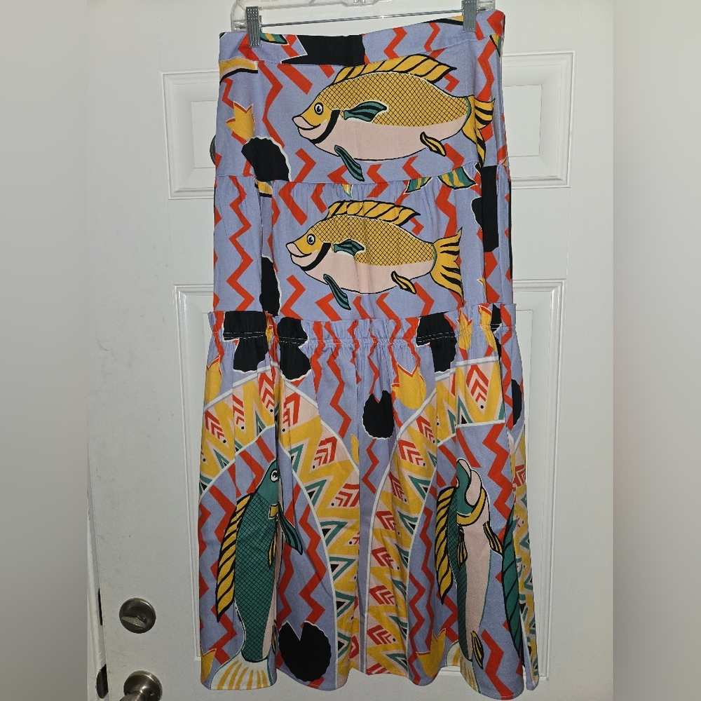 Anthropologie Fish Fry Skirt - Picture 4 of 4